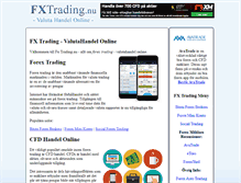 Tablet Screenshot of fxtrading.nu